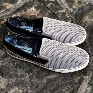 Men’s Tommy Bahama Gray Canvas Boat Shoe